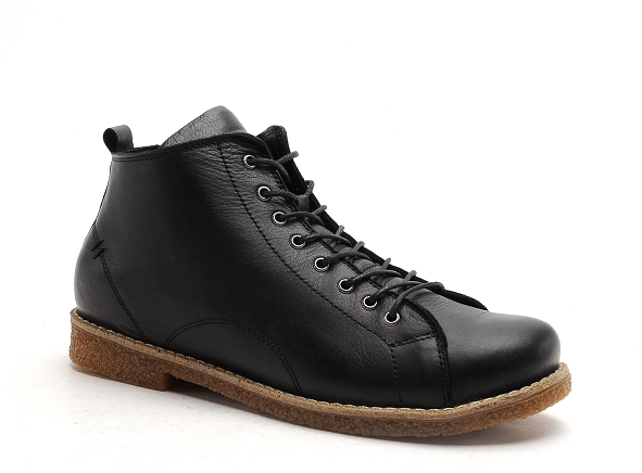 Andrea conti boots bottine plates femme 0340020 noir