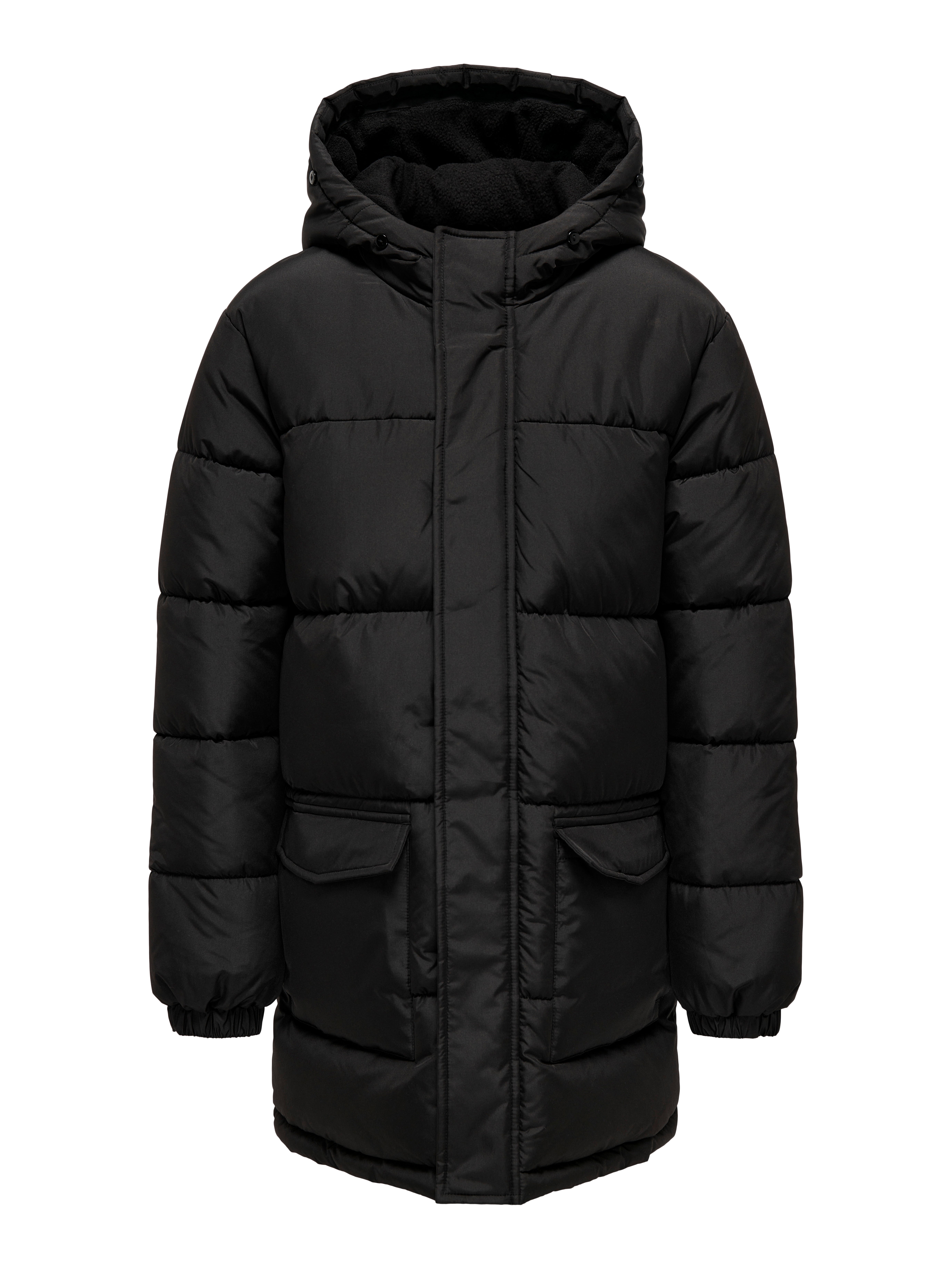 KOBNEYO Langer Parka Black