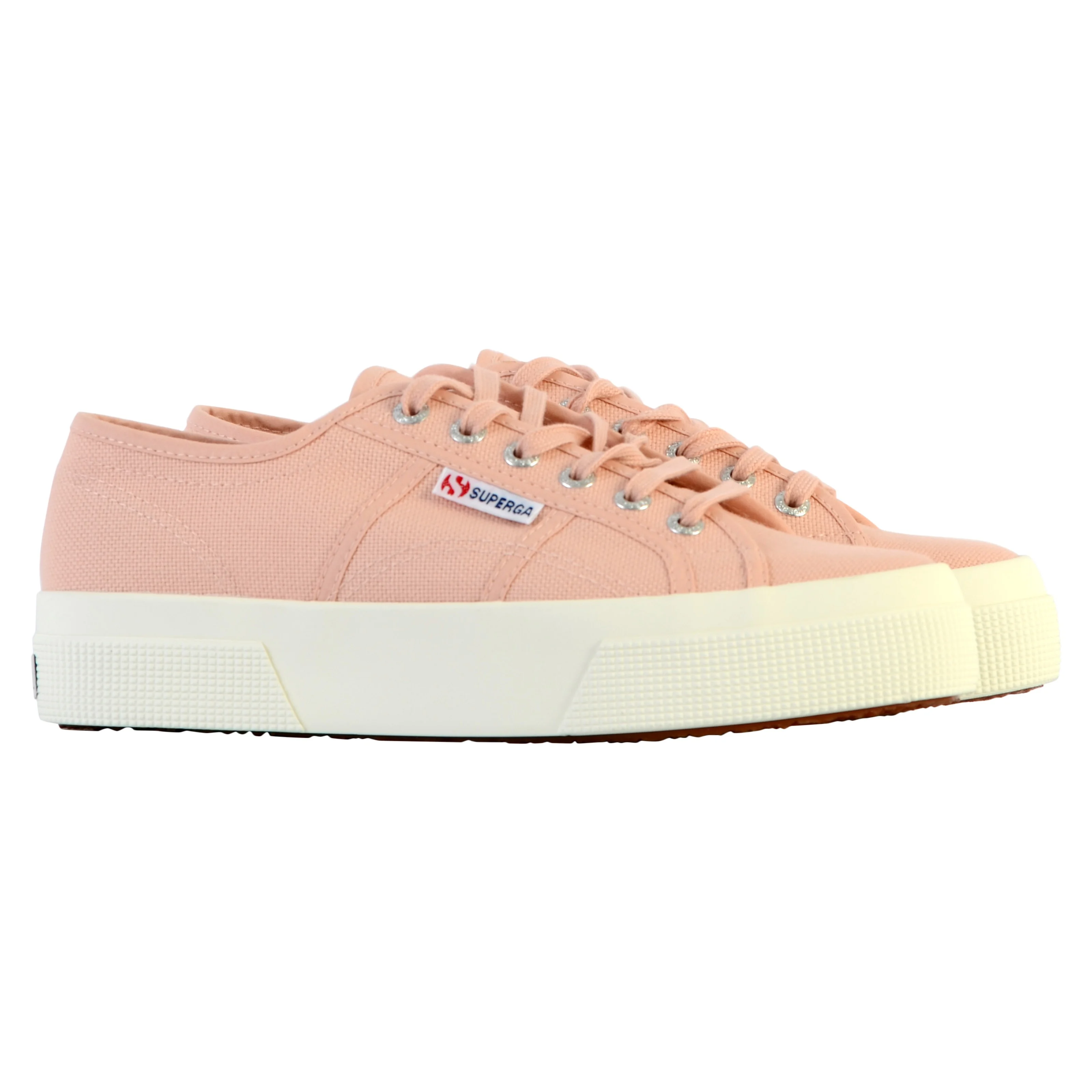 Basket basse à lacets superga platform | Rose
