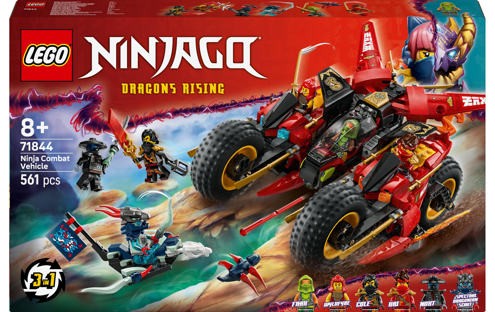 Ninjago Ninja-Actionflitzer 71844Spielset mit 6 Minifiguren
