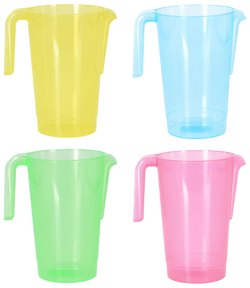Plastkande 1,5 L - assorterede farver