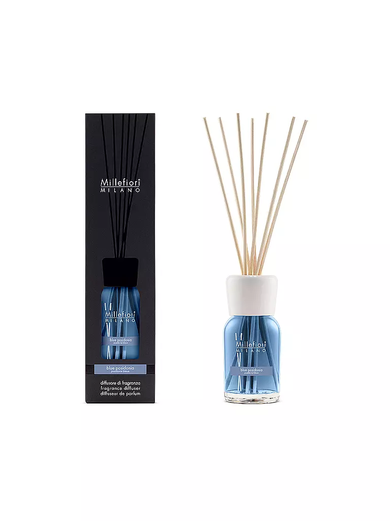 MILLEFIORI Raumduft Diffuser BLUE POSIDONIA 100ml hellblau