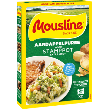 Mousline Aardappelpuree Voor Stamppot Extra Grof 230g