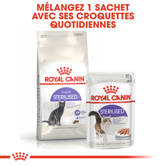 Croquettes chat Adulte stérilisé de 1 à 7 ans Sterilised 4kg