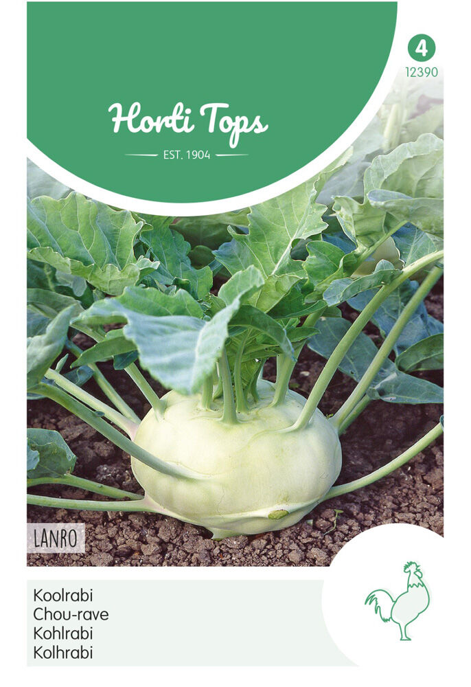Hortitops Koolrabi Brassica oleracea Lanro - Groentezaden