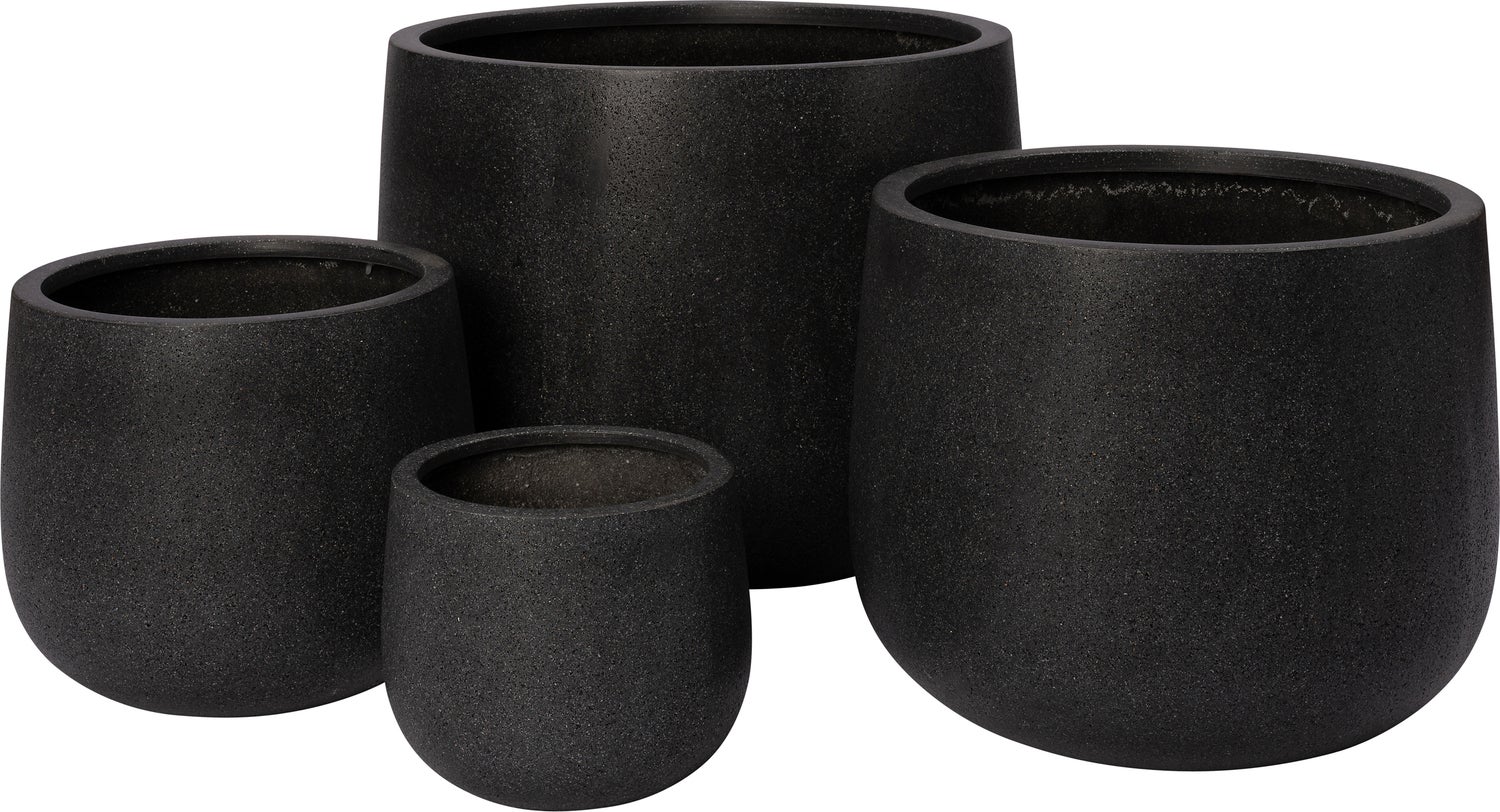 Intratuin bloempot Duke antraciet D 55 D 43 cm