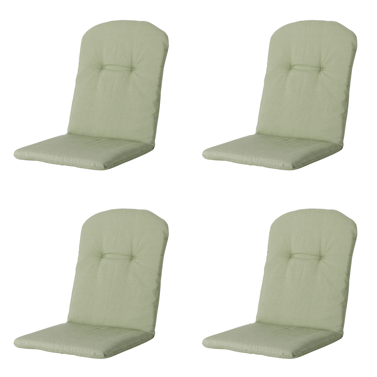 Madison Panama sage Kuipstoelkussen - Set van 4