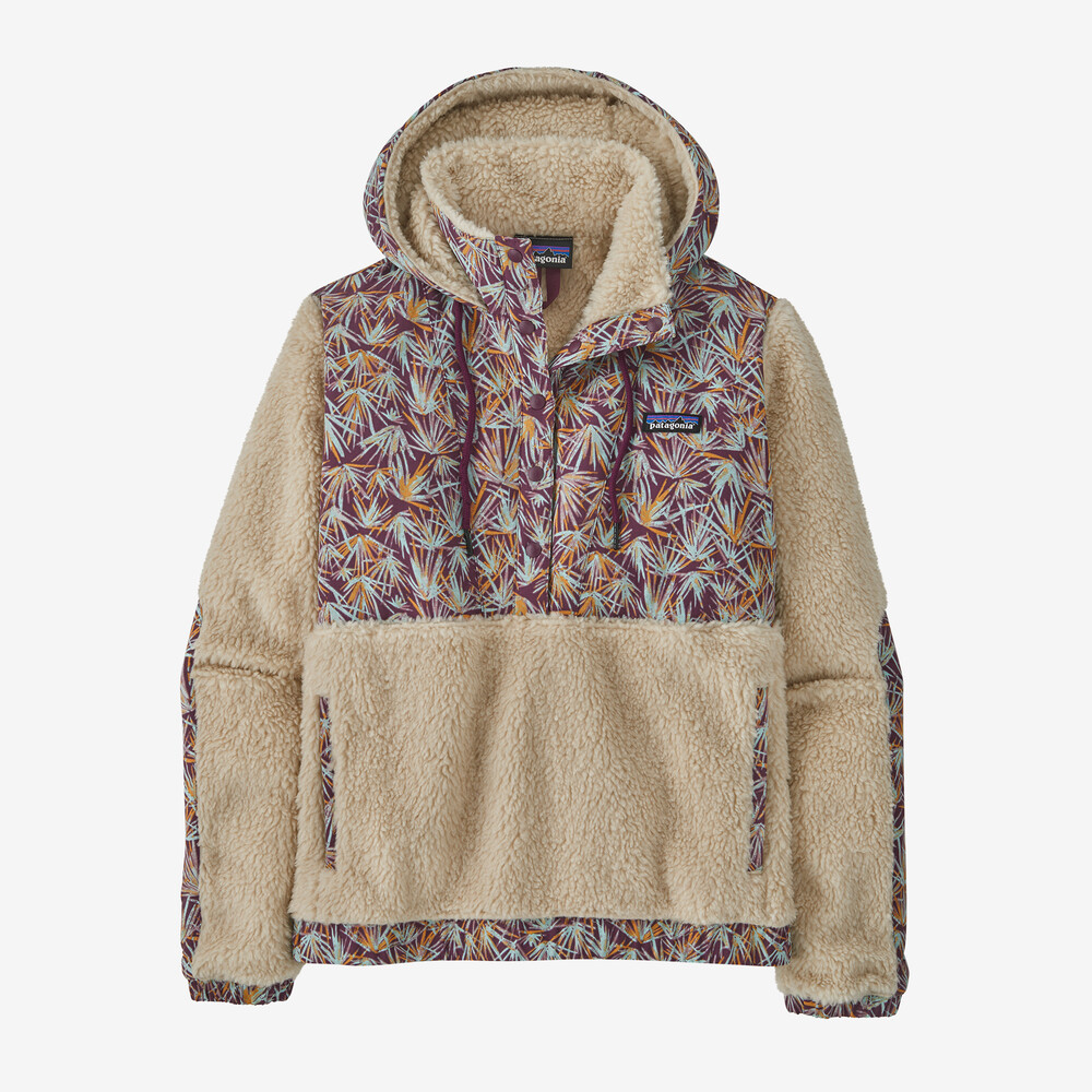 Damen-Fleecepullover mit Retro-X-Fleece-Einsatz
