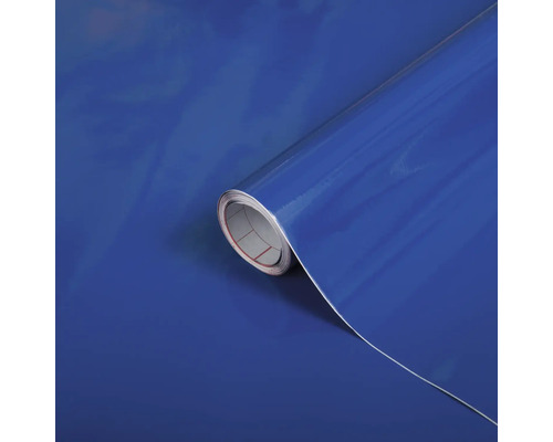 dc-fix® kleeffolie, lak, effen koningsblauw, 45x200 cm