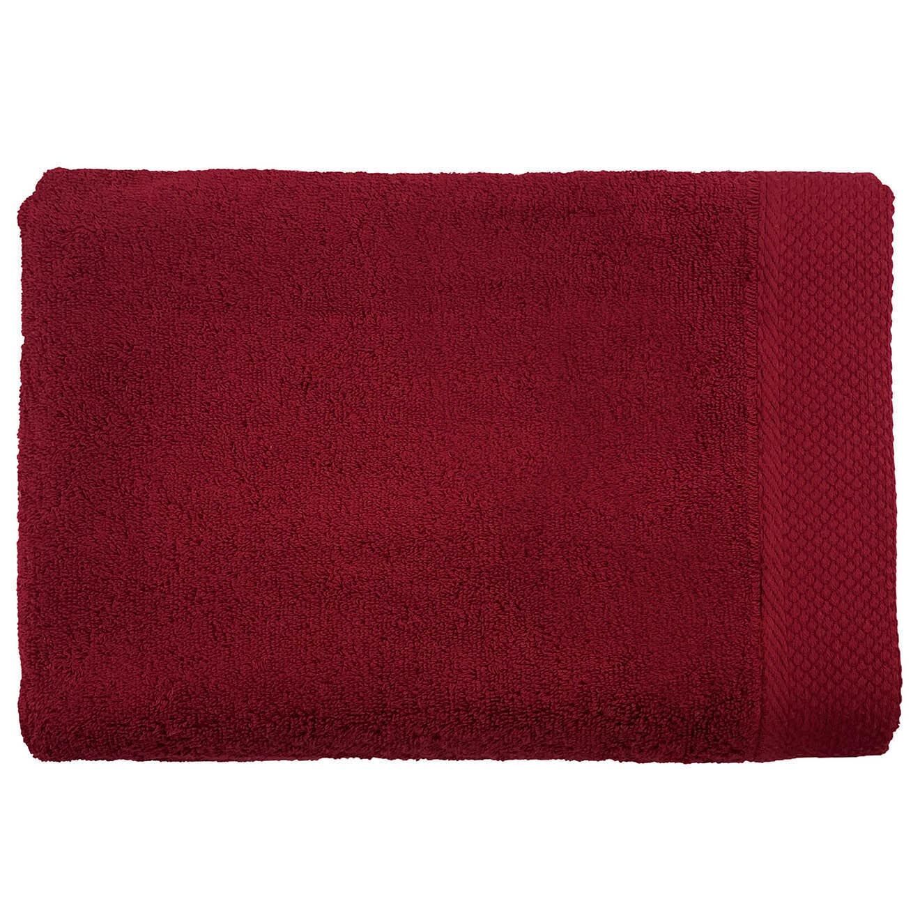 Soft by Perle de Coton Drap de bain cerise - 100x150 cm