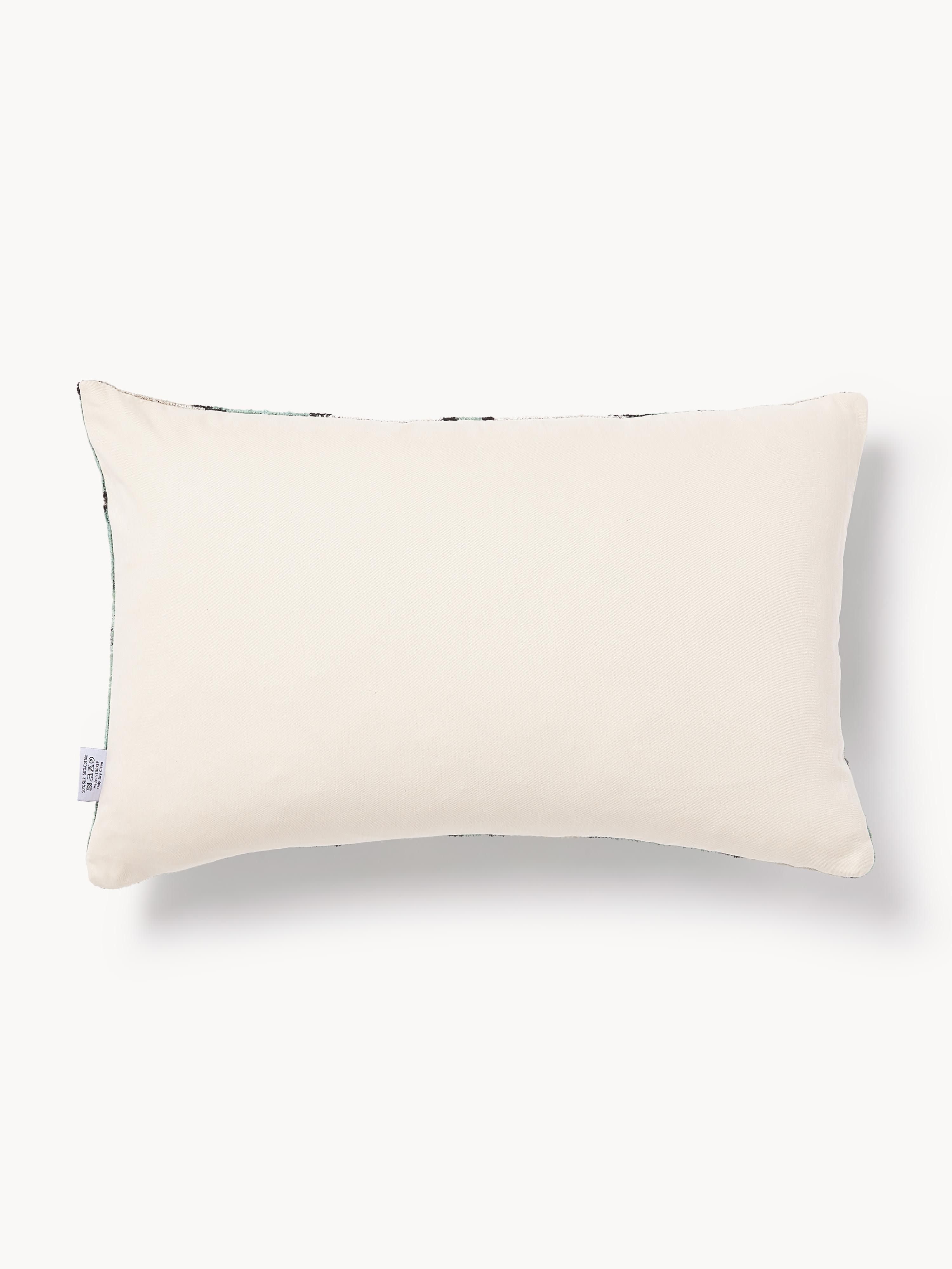 Zijden fluwelen kussenhoes Velvety met abstract patroon