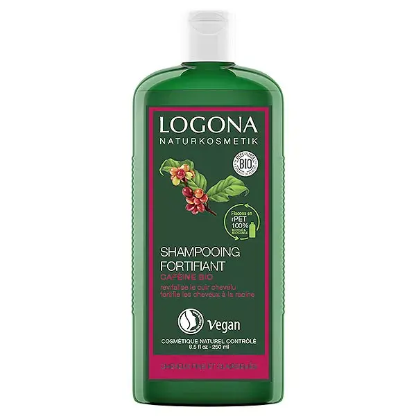Shampoo Fortificante Logona Hair Care com Cafeína Orgânica 250ml
