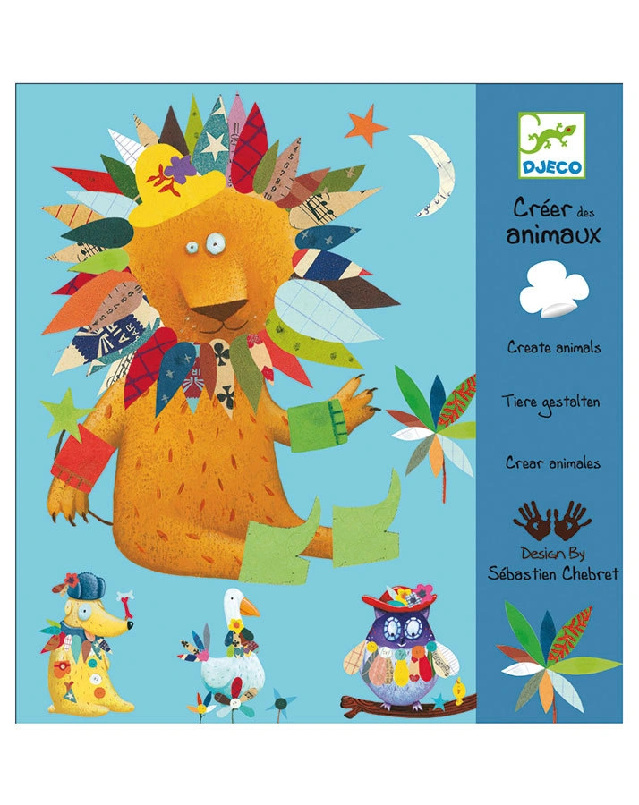 Sticker-Set TIERE in bunt