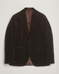 Oscar Jacobson Fogerty Patch Pocket Cord Blazer Brown