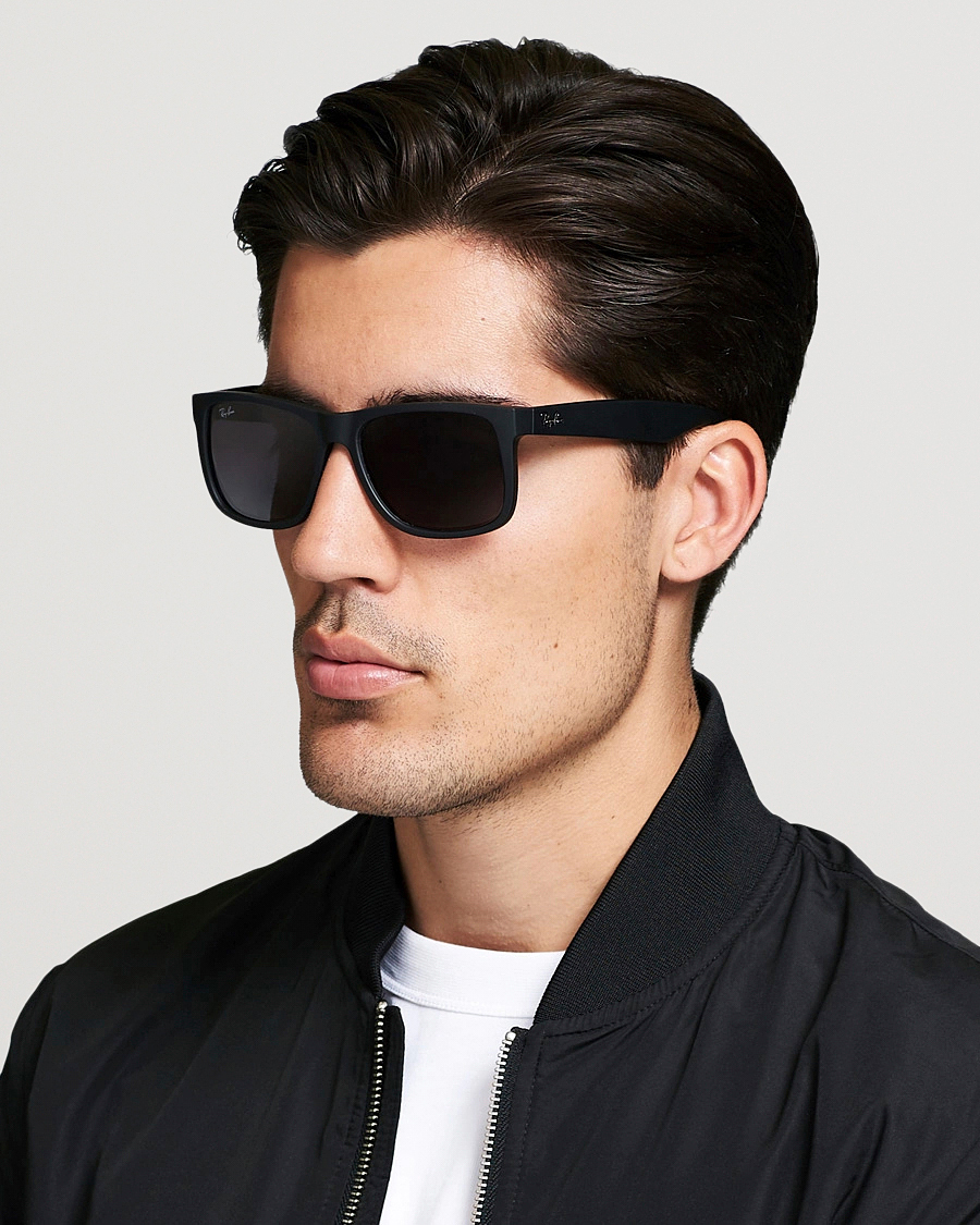 Ray-Ban 0RB4165 Justin Sunglasses Matte Black