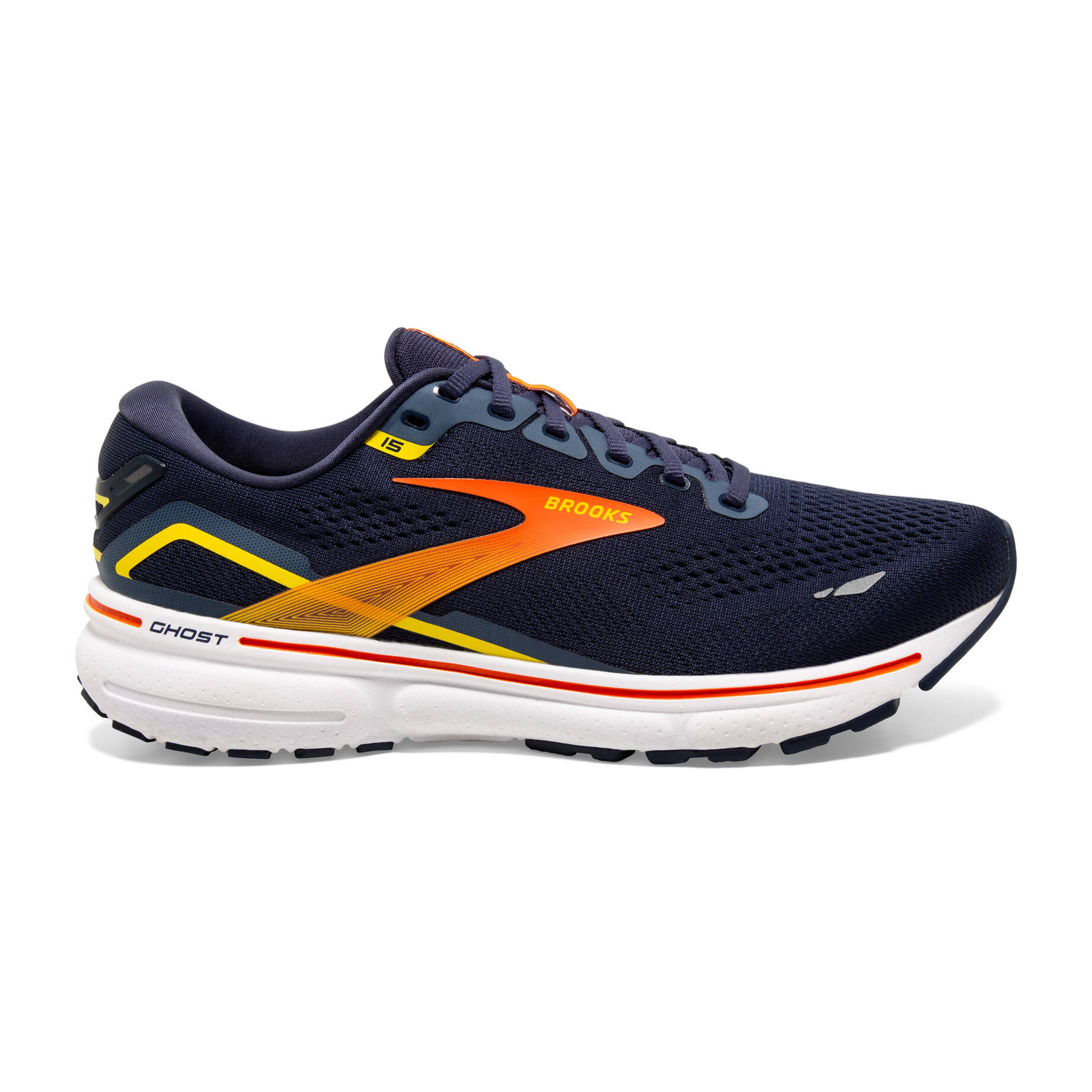 Brooks| Herren Laufschuhe GHOST 15 marine/rot
