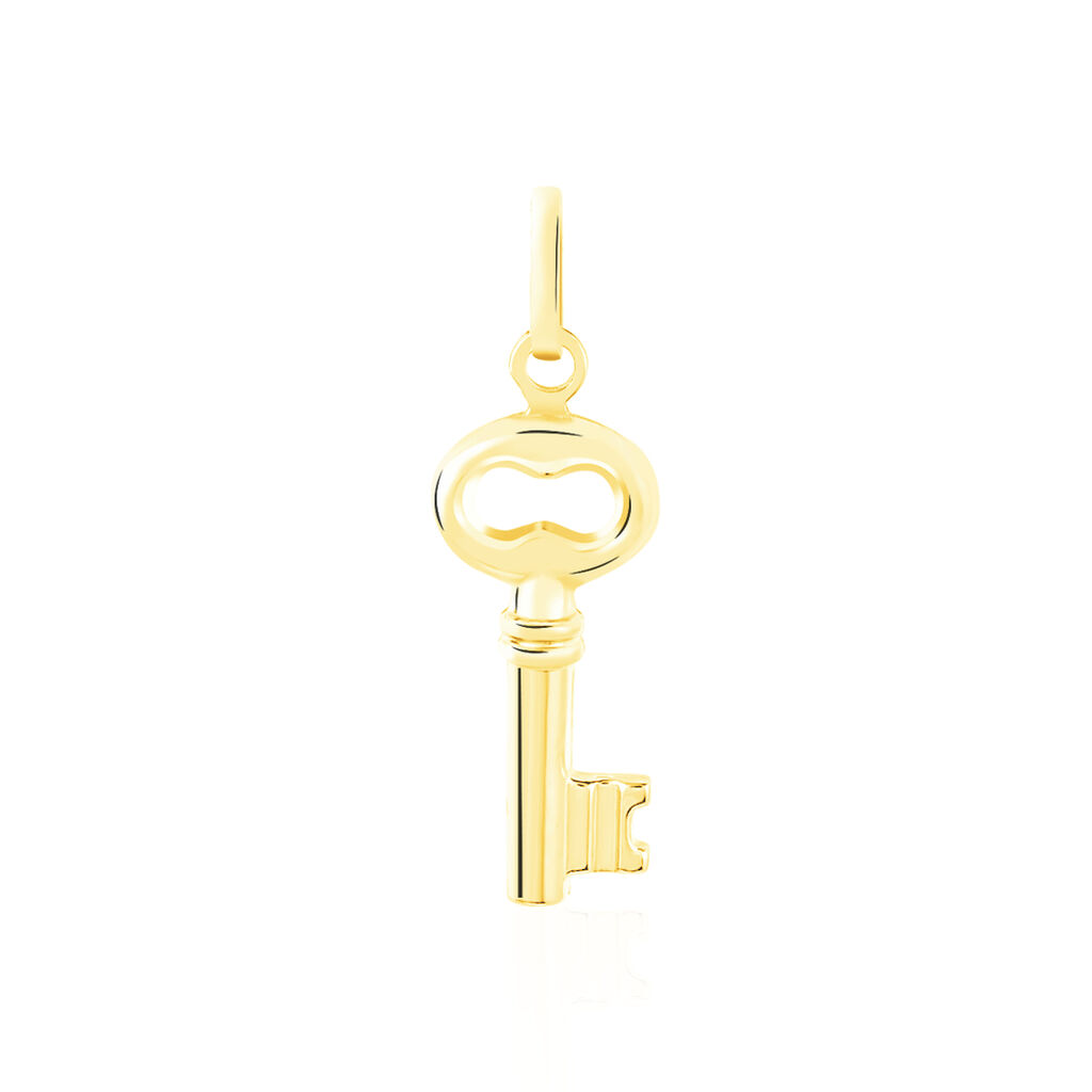Pendentif Fatilia Clef Coeur Or Jaune