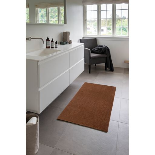 Tica Copenhagen Unicolor Gulvtæppe, Cognac, 67x120 cm