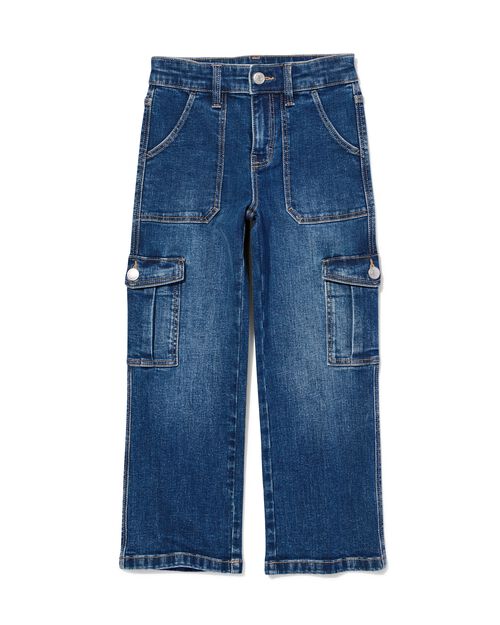 jean fille  bleu moyen