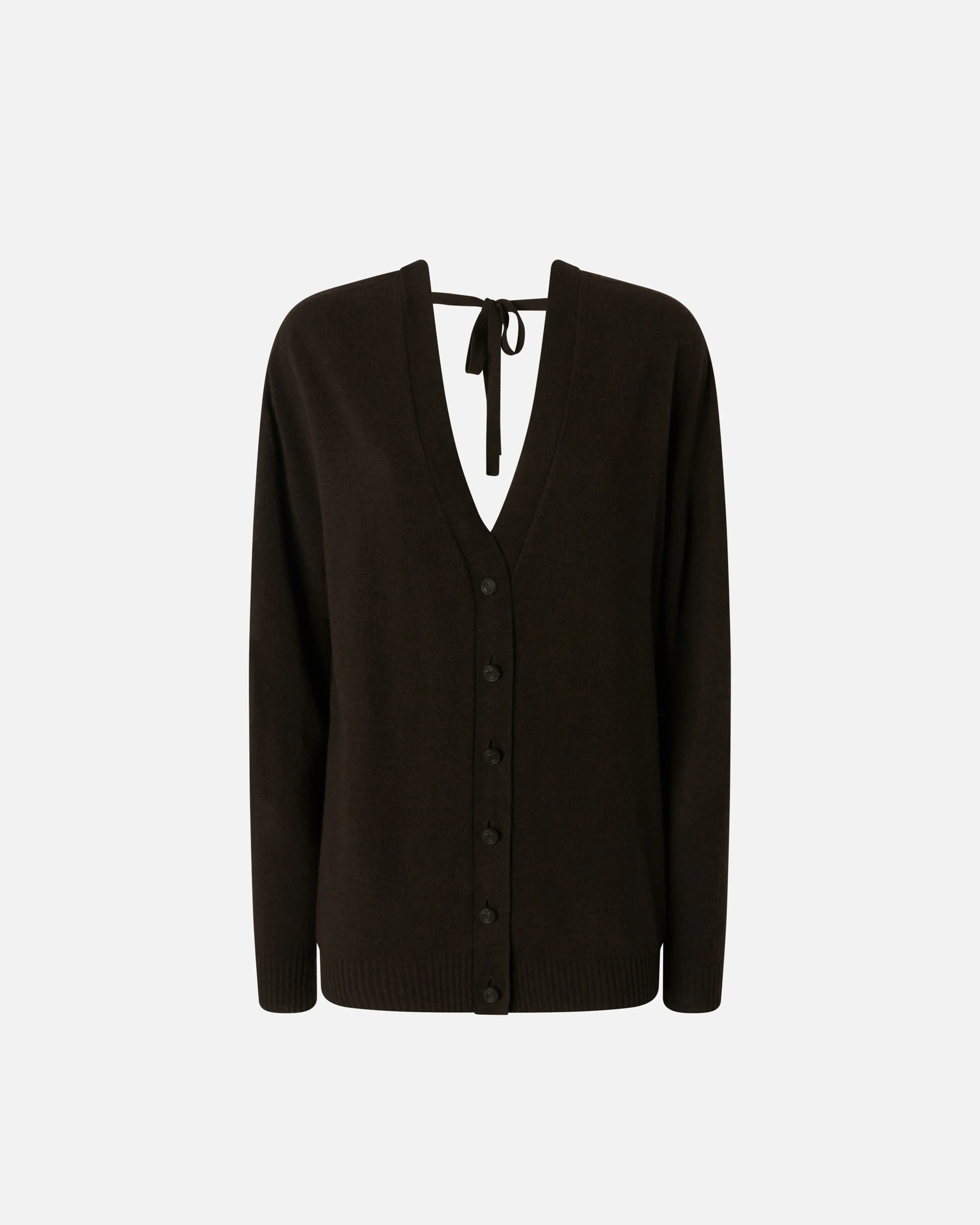 Cardigan à double boutonnage | Marron