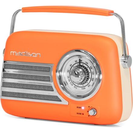 Radio Madison portable Freesound VR40 Vintage Orange Mat
