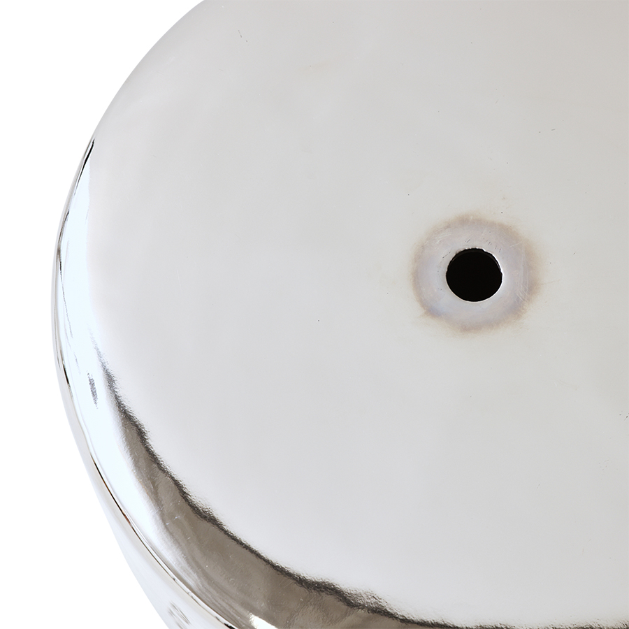 Bijzettafel Stoneware chrome