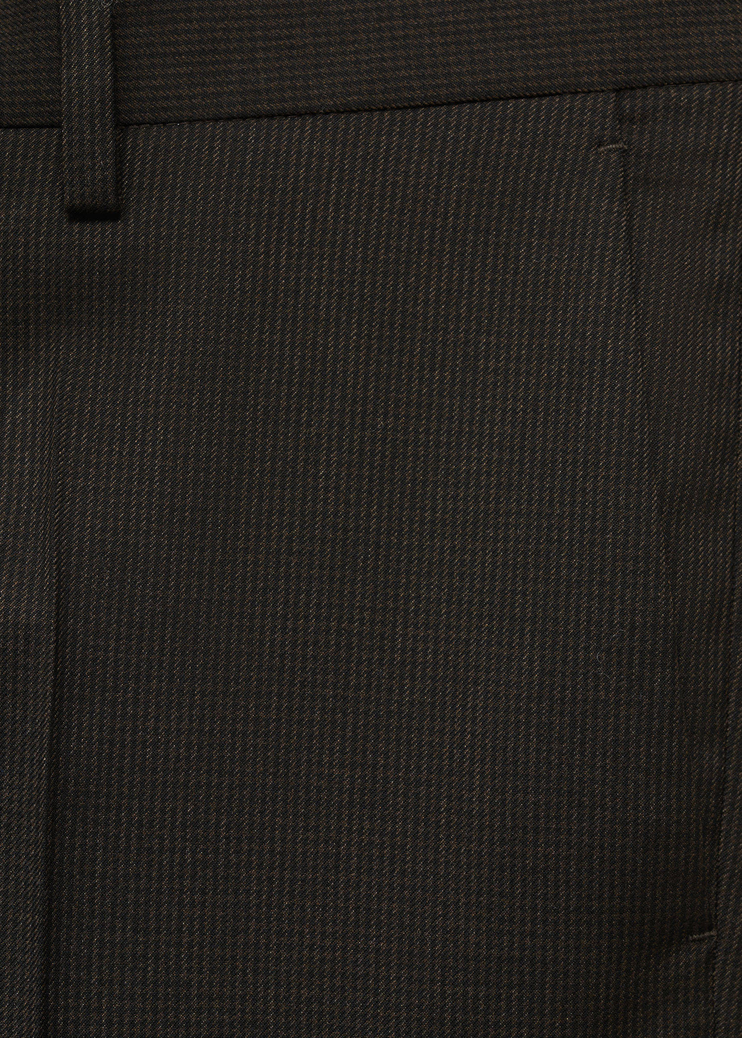 Mango Man slim fit pantalon bruin
