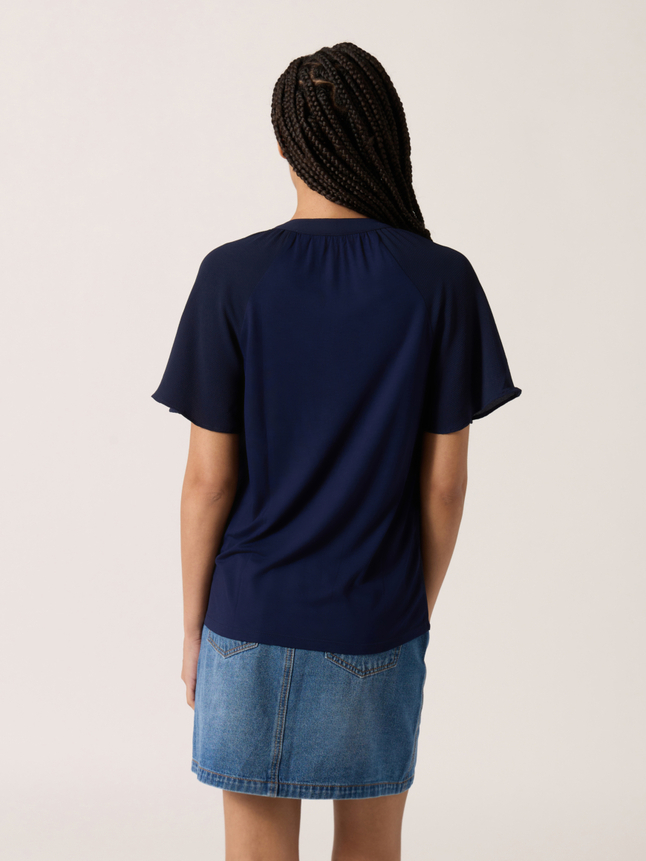 Blouse à volants