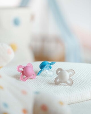 MAM Air Silikon Smokker 6-16m 4-Pack, Rosa/Nøytral