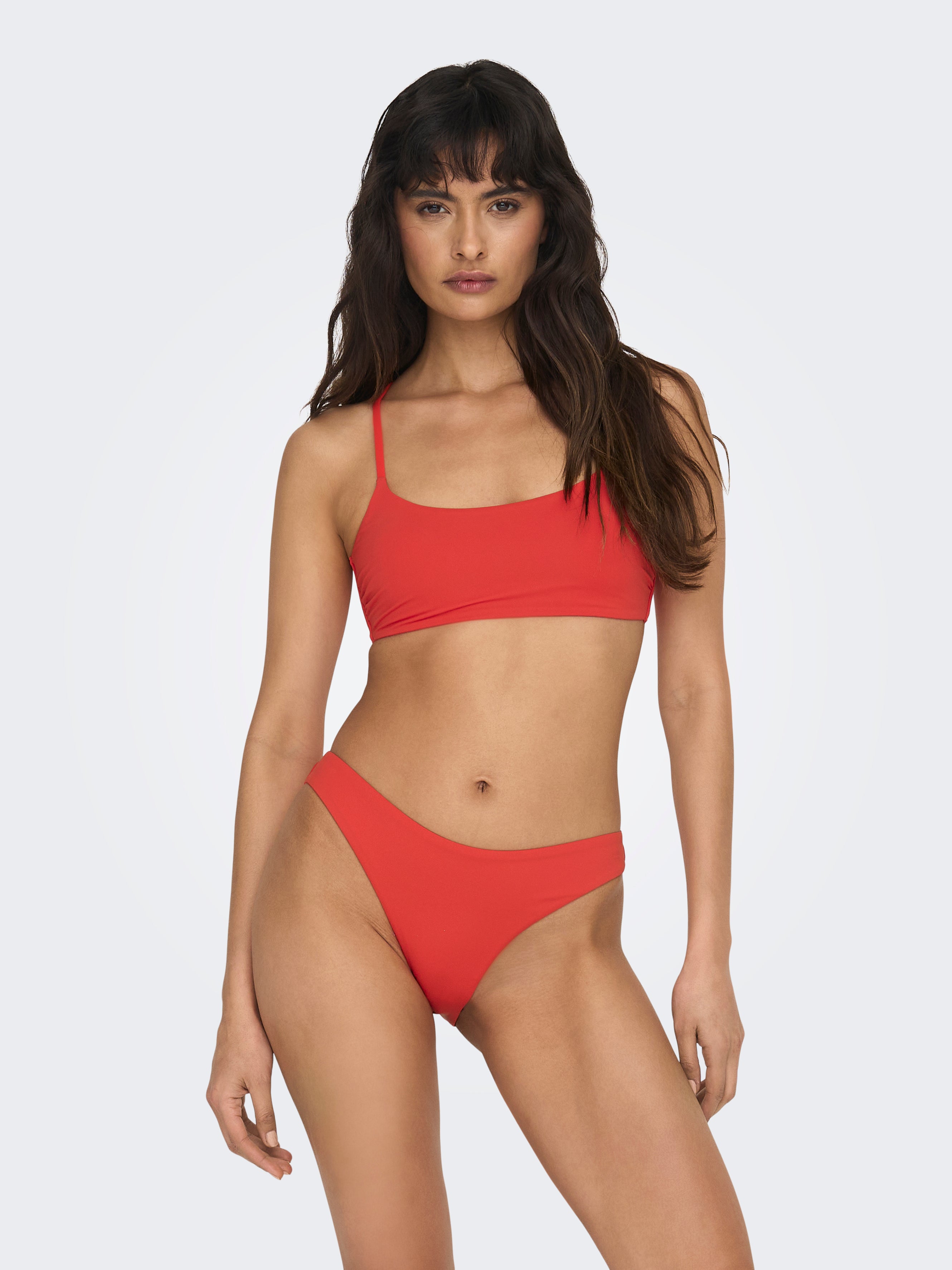 ONLSUSAN Bikini Set Fiery Red