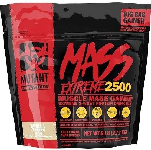 Mutant Mass XXXTREME 2500 (12lbs) Vanilla Ice Cream
