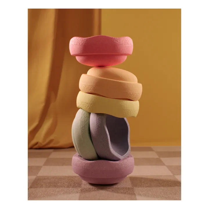 Stapelstein Original rainbow | Pastel