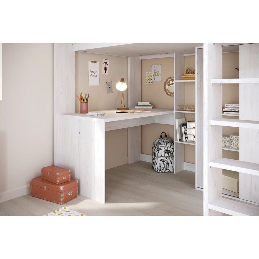 Parisot Multifunktionshochbett Higher 1 Esche Nordische Esche