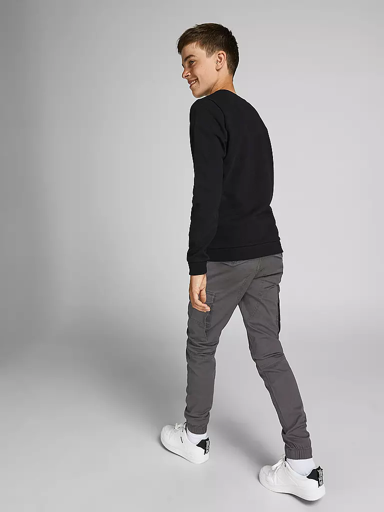 JACK & JONES Jungen Cargohose JJIPAUL  grau