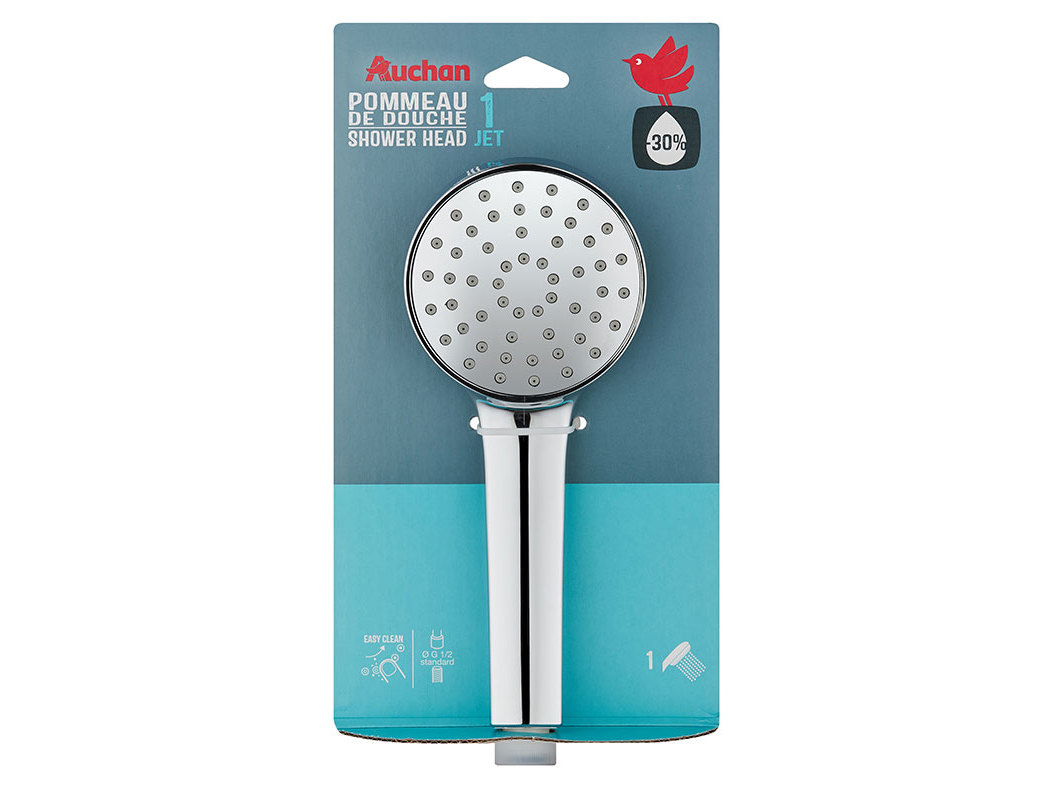 CHUVEIRO DE MÃO AUCHAN ECO INOX
