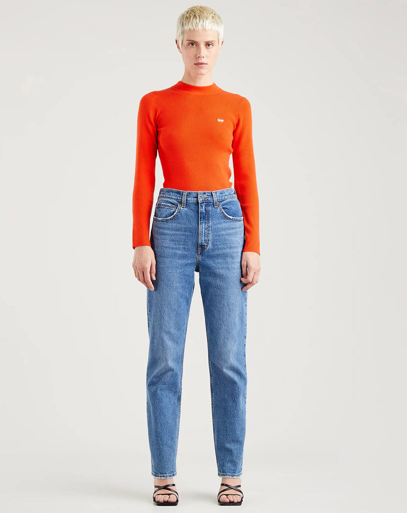 Levi's® Jean high slim straight 70's bleu