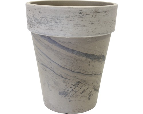 Plantenvaas Spang XL klei Ø 30 cm H 36 cm antraciet