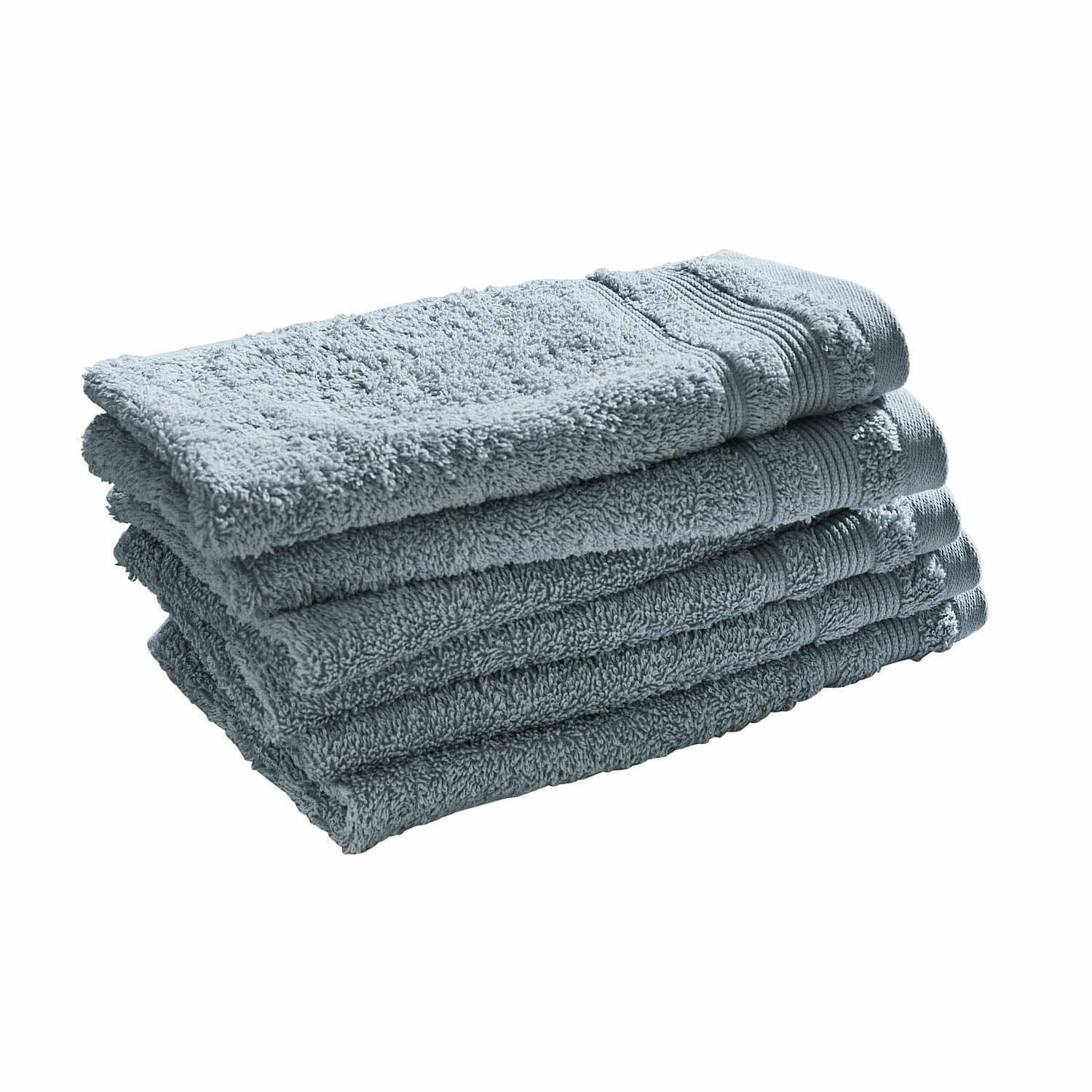 Gästehandtuch 6er Set Bourogne blau