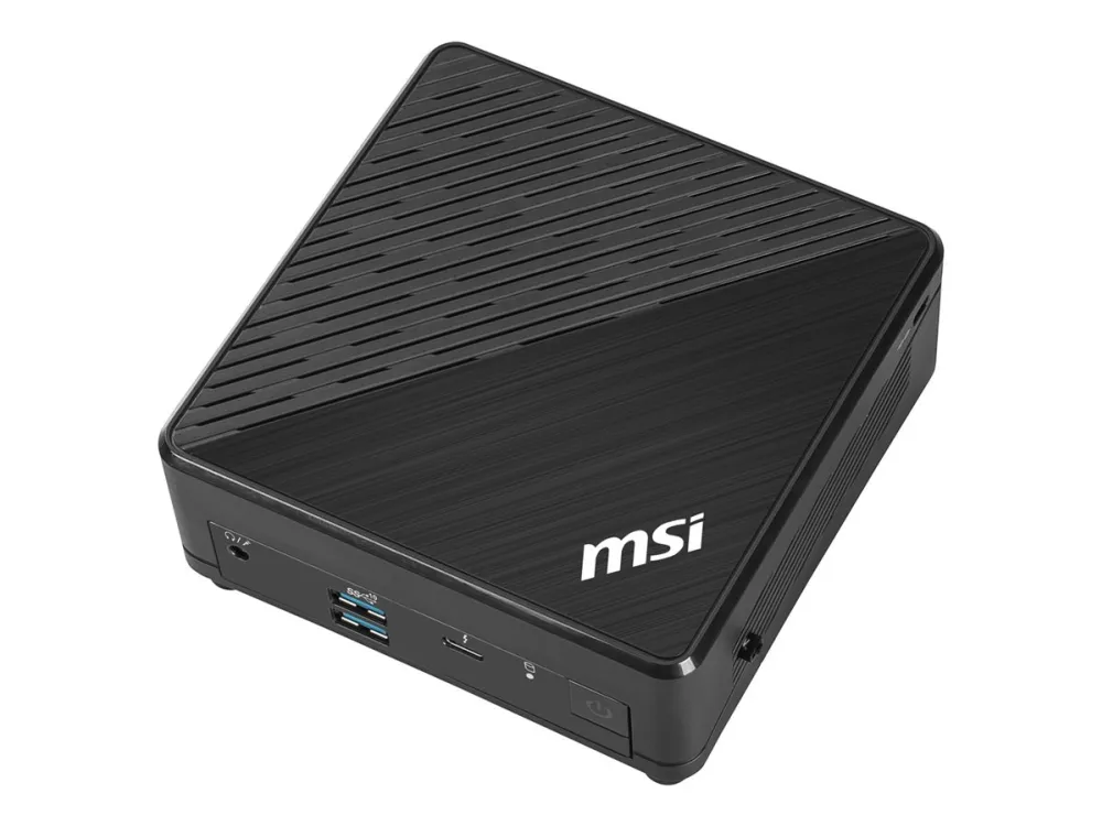 MSI Cubi 5 12M 001EU - Mini PC Core i7 1255U / op til 4.7 GHz - RAM 16 GB - SSD 512 GB - NVMe - Intel Iris Xe Graphics - IEEE 802.11ax (Wi-Fi 6E), Bluetooth 5.3, Gigabit Ethernet, 2.5 Gigabit Ethernet - Win 11 Pro - skærm: ingen - sort