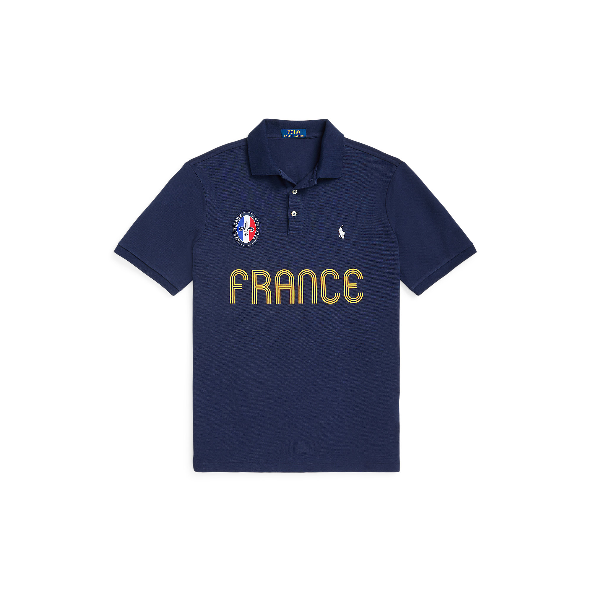 Polo regular-fit en coton | Bleu