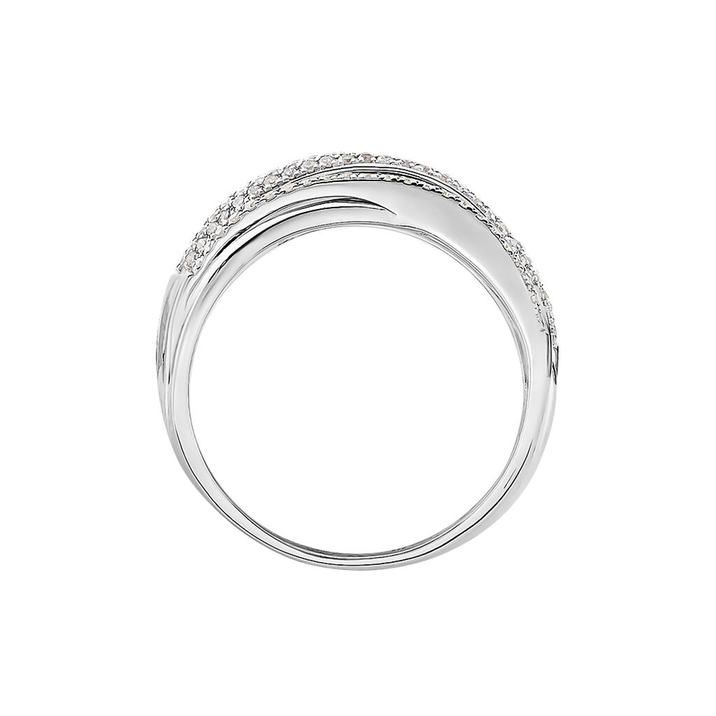 Bague Elodea Or Blanc Diamant