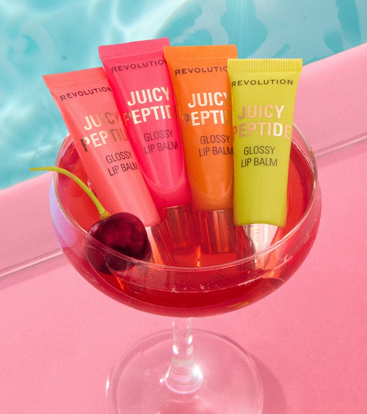 Makeup Revolution - Bálsamo de Brilho Labial Juicy Peptide - Mint Mojito Green
