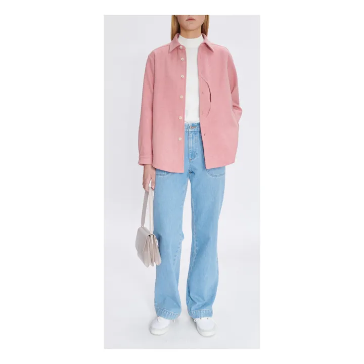 A.P.C. Surchemise Tilda Laine Vierge | Rose