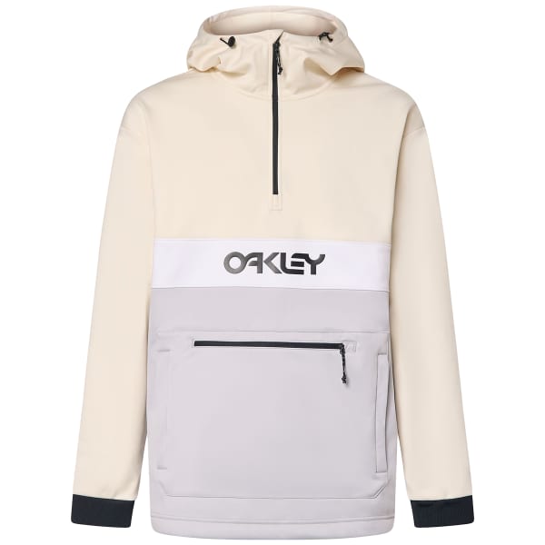 Sweatshirt OAKLEY TNP NOSE GRAB SOFTSHELL HOODIE LUNAR ROCK/ARCTIC WHITE