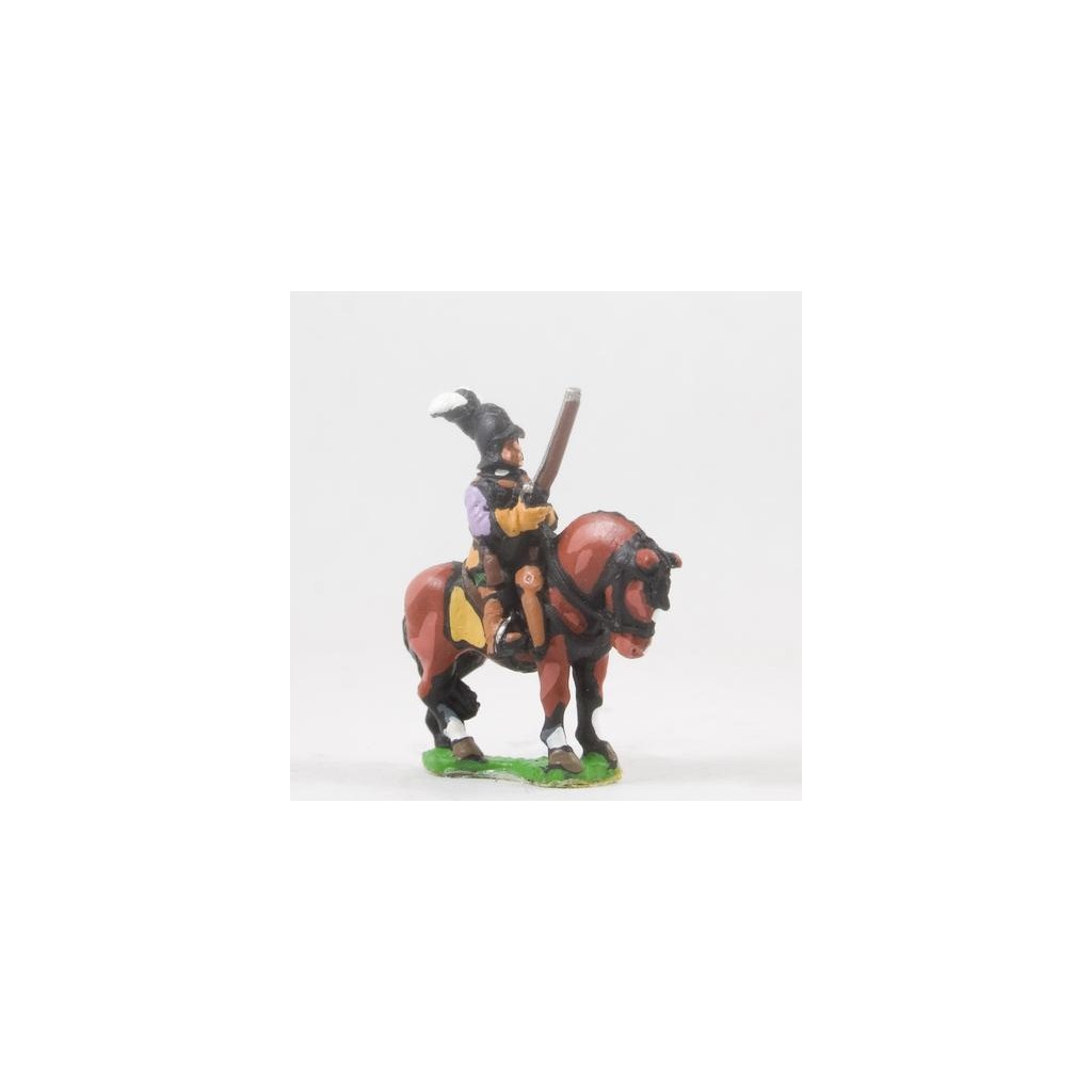 ECW: Mounted Arquebusier in Cuirass and Burgonet