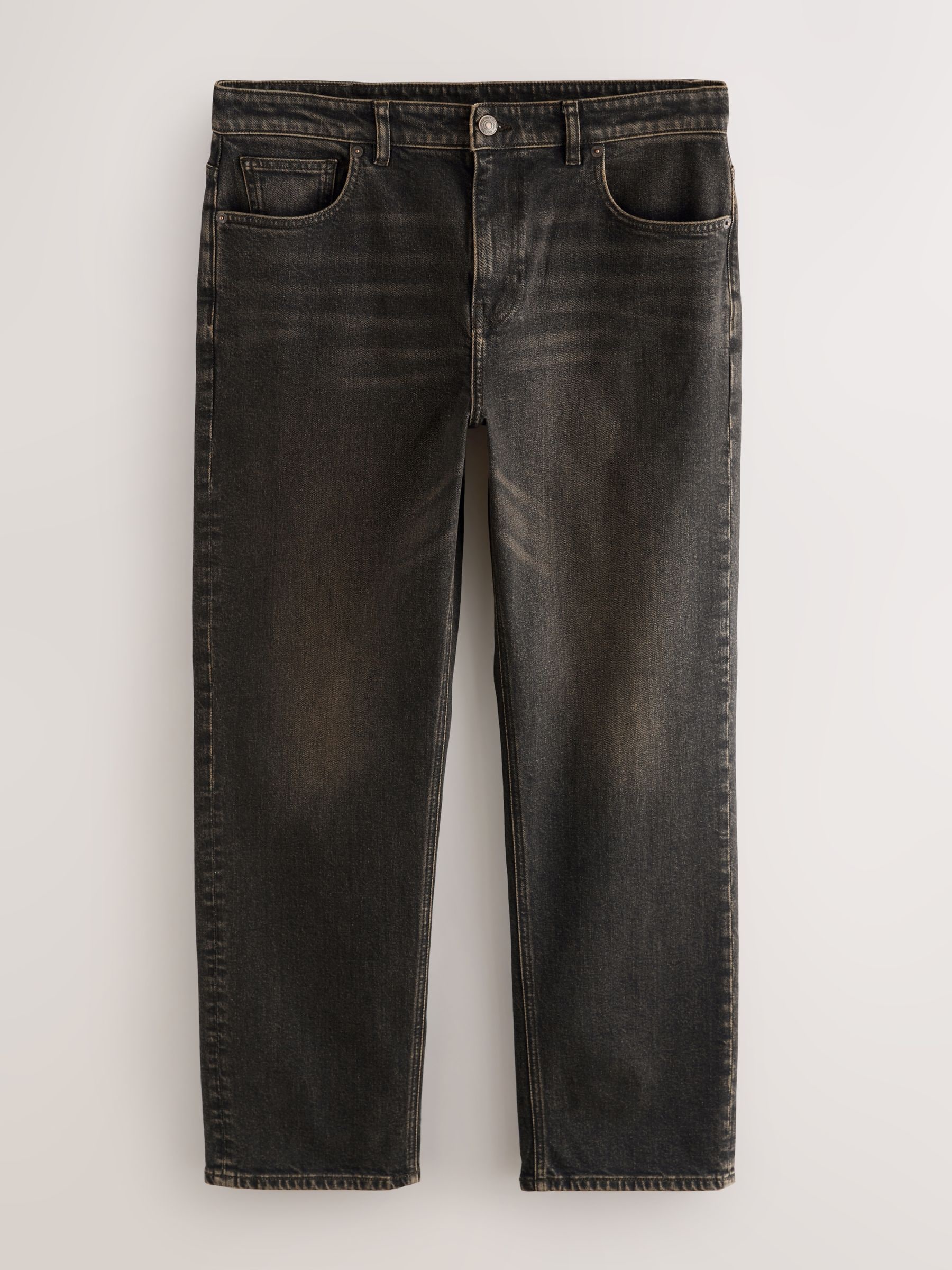 Bruin - Straight fit - Vintage wash denim jeans