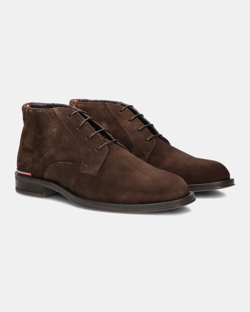 Tommy Hilfiger Sport Core RWB Hoge nette schoenen  - bruin