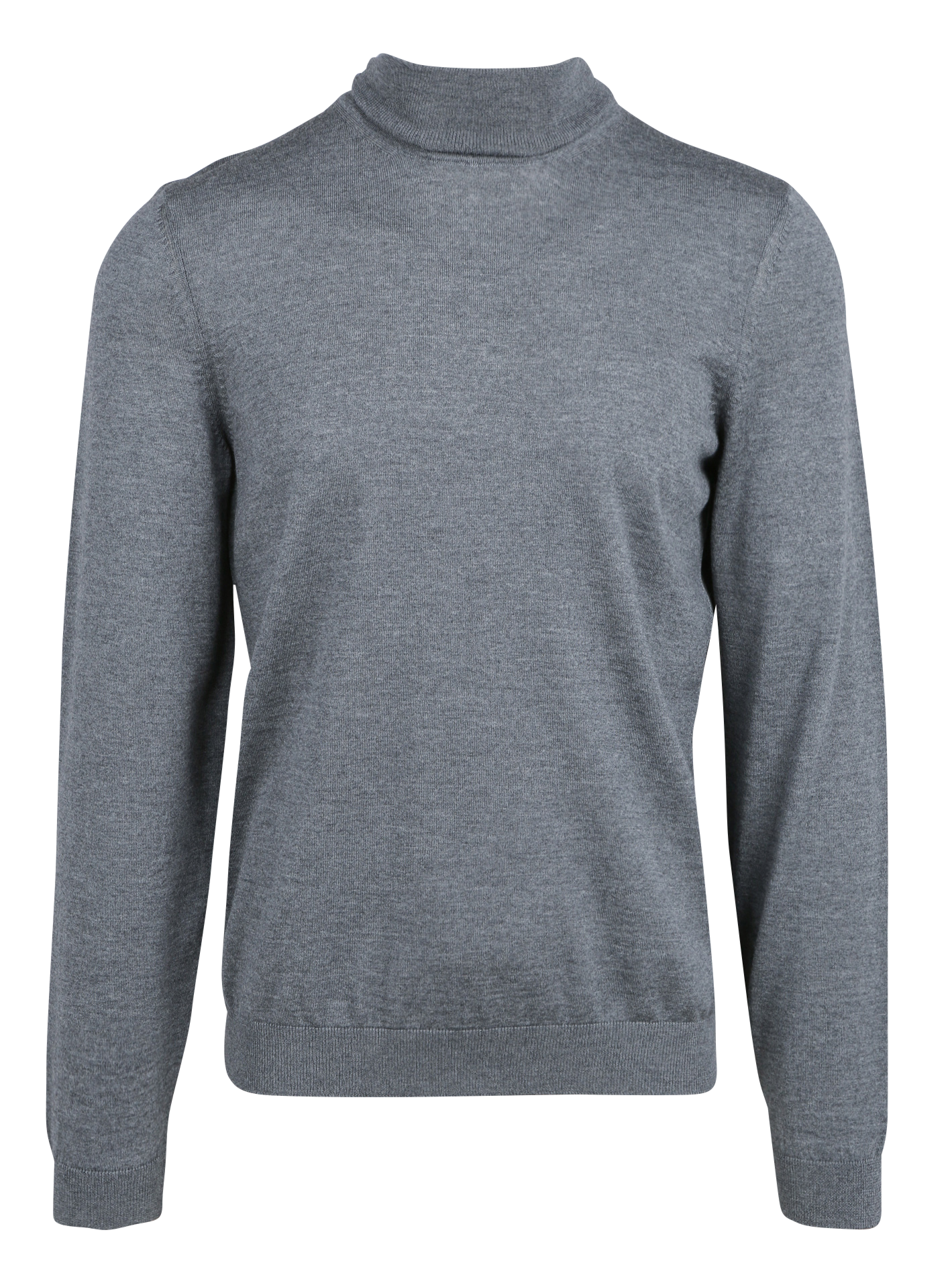 Col roulé slim-fit en laine vierge | Argent