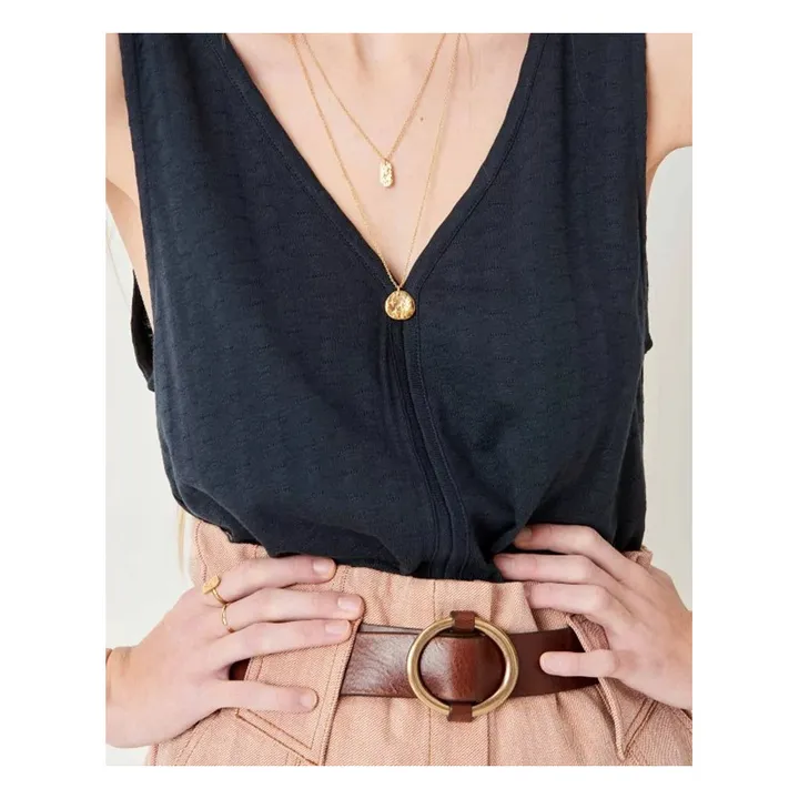 Sessùn Ceinture Tisao Cuir | Brun