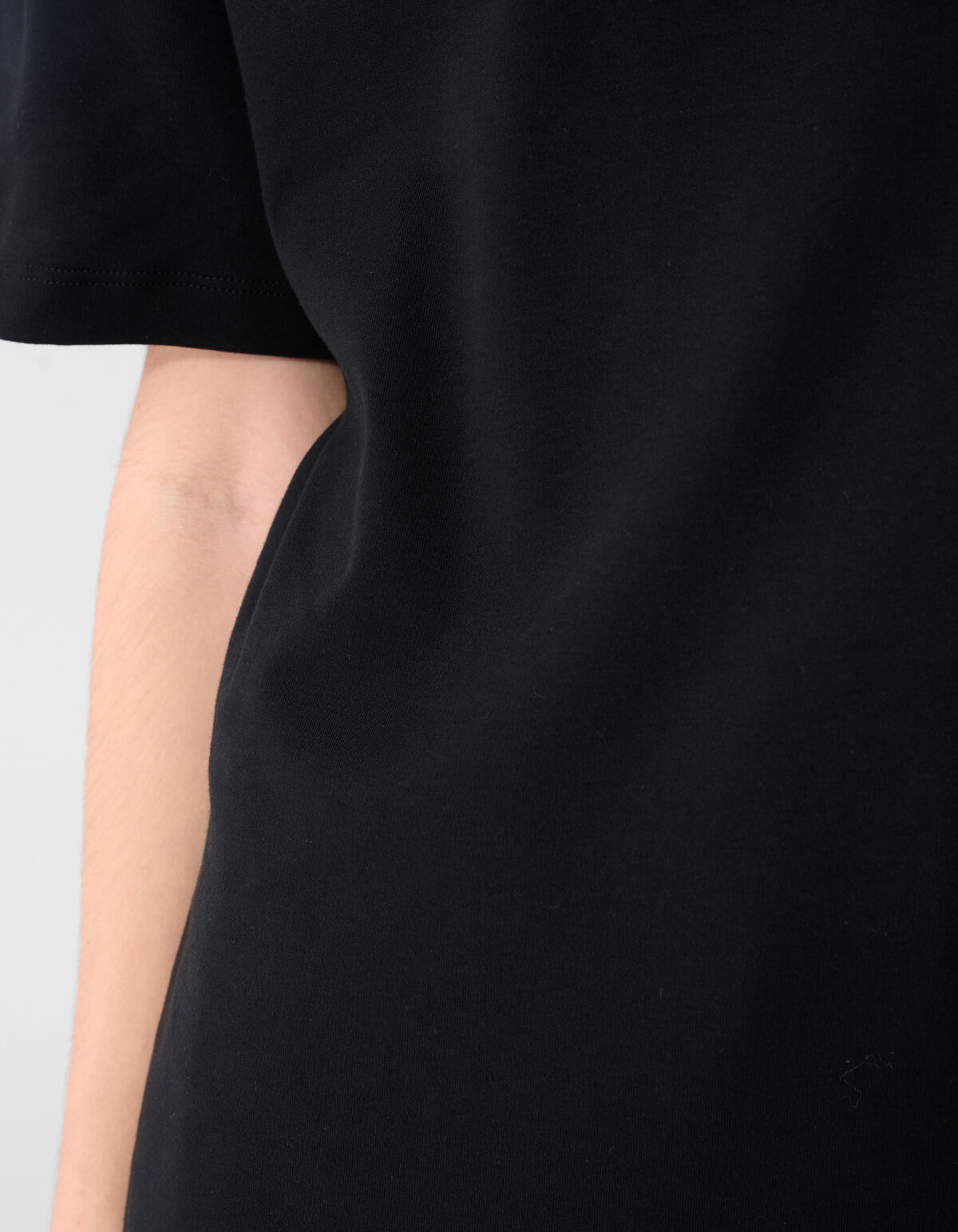 Oversized Basis T-shirt Zwart
